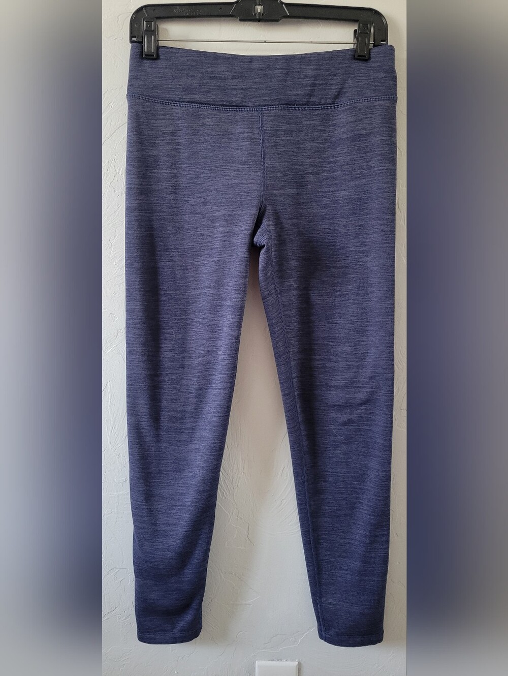 Athleta Girl Polartec Fleece Leggings XXL (16) Purple Activewear Cozy Winter